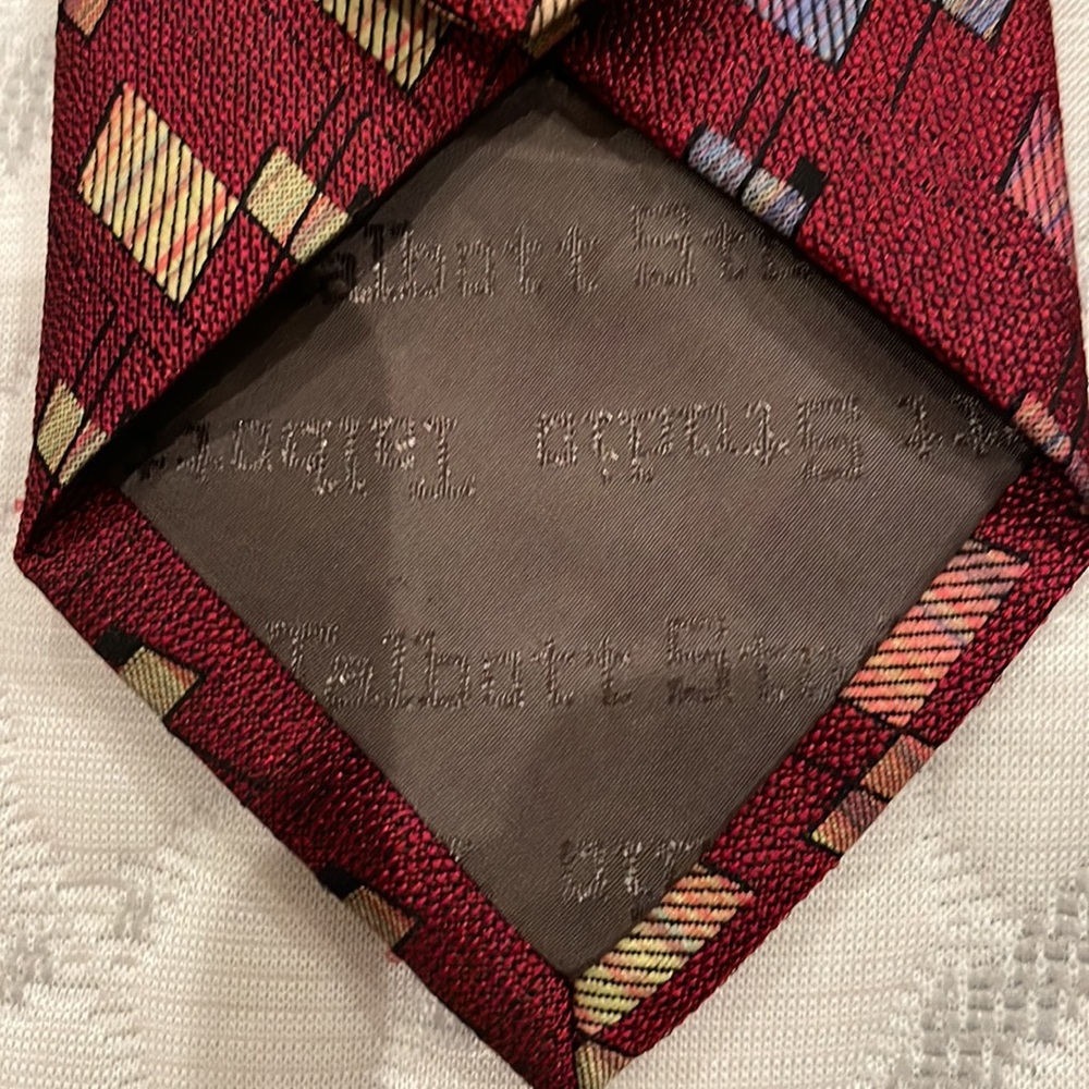Robert Talbott Studio Carmel Valley Neck Tie. Red - image 5